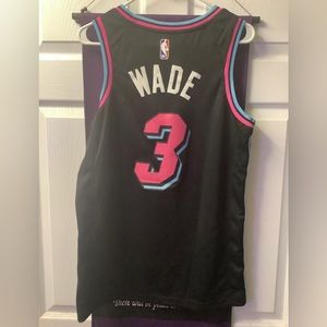 NEW Miami Heat Dwyane Wade Nike Black City Edition Swingman Jersey size medium